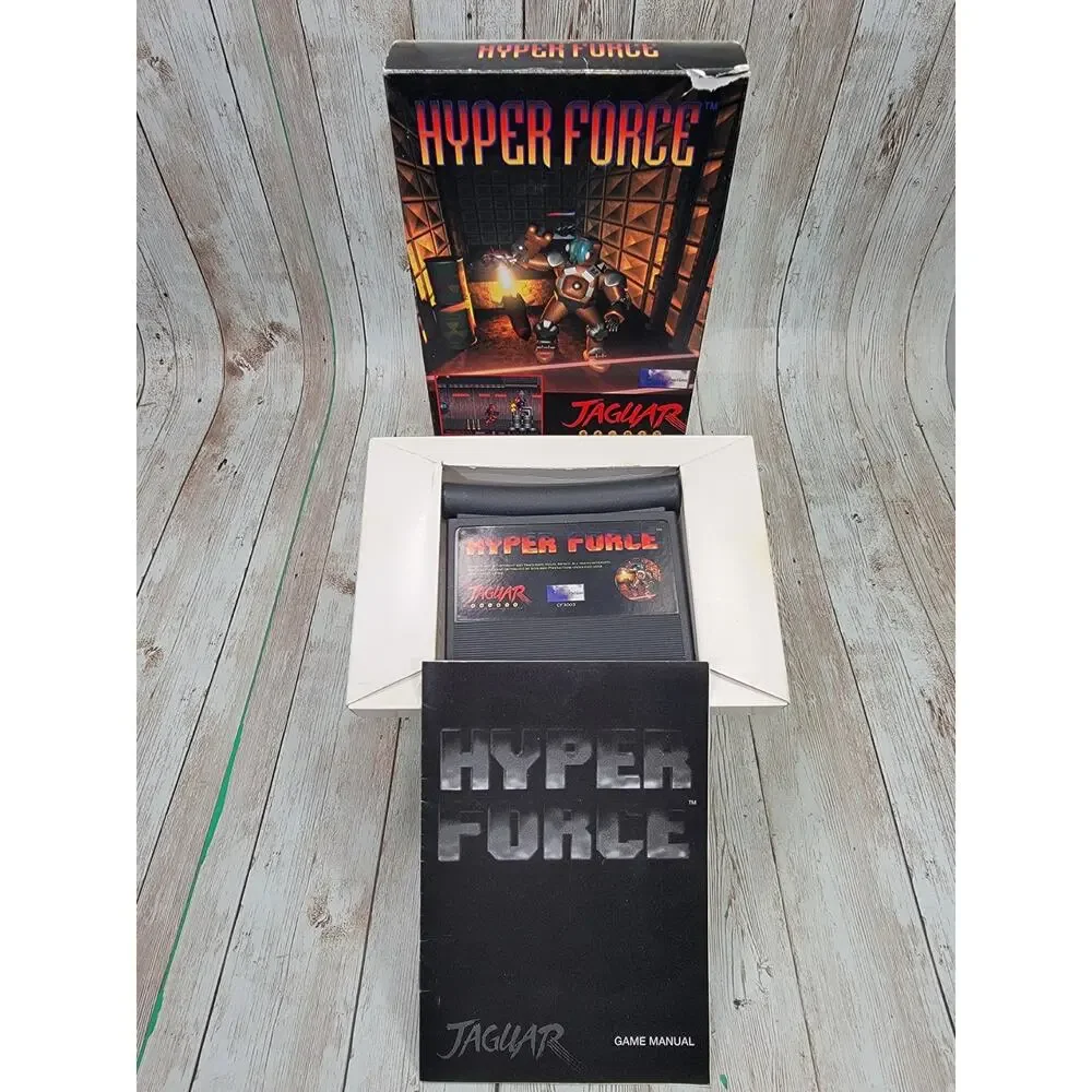 Hyper Force Atari Jaguar Complete In Box With Manual